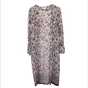 2/$30 Altar’d State - Floral Long Sleeve Kimono XS | Boho Lightweight Layer